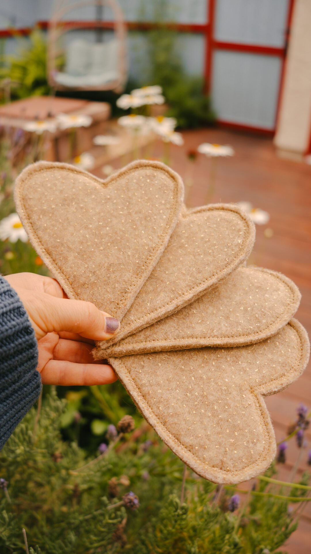 Wool Heart Coaster - Image 2